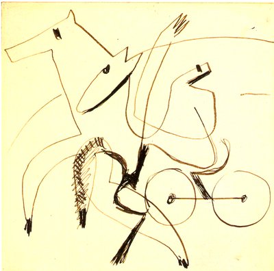 Trotting Team by Ernst Ludwig Kirchner